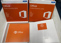 Orijinal Microsoft Office 2016 Anahtar Kod Pro Artı DVD Perakende Kutusu Paketi Ile Perakende Anahtar Bir Yıl Garanti