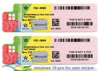 Microsoft Lisans Anahtarı Kodu Windows 10 Pro COA Lisans Etiketi 64 Bit Sistemler Tam Sürüm