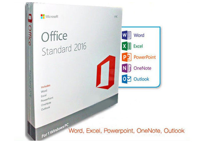 DVD Microsoft Office 2016 Standart Etkinleştirme Anahtarı, Microsoft Office 2016 Standart Lisansı