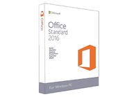 Orijinal Microsoft Office 2016 Anahtar Kodu Standart Dvd Perakende Kutusu FPP Lisansı PC Için