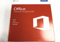 İngilizce Microsoft Office Ev Ve Öğrenci 2016 Ürün Anahtarı Hiçbir Disk Pkc Sürüm Perakende Kutusu